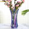 Luxuriöse, leicht transparente Glasvase für frische Blumenarrangements – Kreative hydroponische Heimdekoration