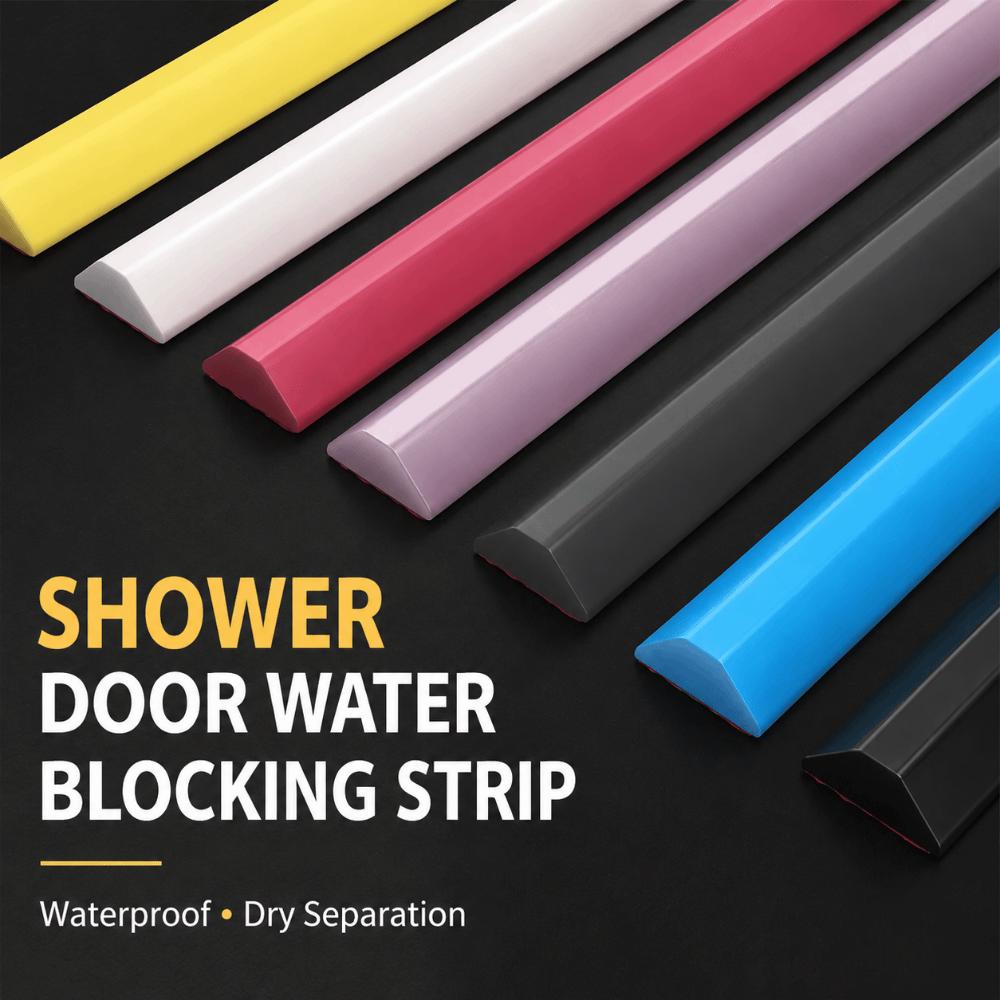 Silicone Bathroom Water Barrier Flexible Bendable Self-adhesive Seal Strip Kitchen Sink Blocking
