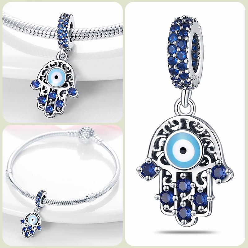 Modne koraliki zawieszki S925 ze srebra próby 925 w stylu klasycznym i romantycznym z motywem żółwia lotosu, odpowiednie do oryginalnej bransoletki DIY na prezent