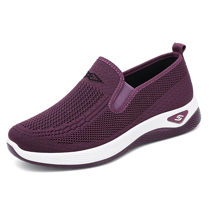 Women's 2025 Autumn Breathable Lightweight Non-Slip Cloth Shoes for Middle-Aged & Elderly Mothers