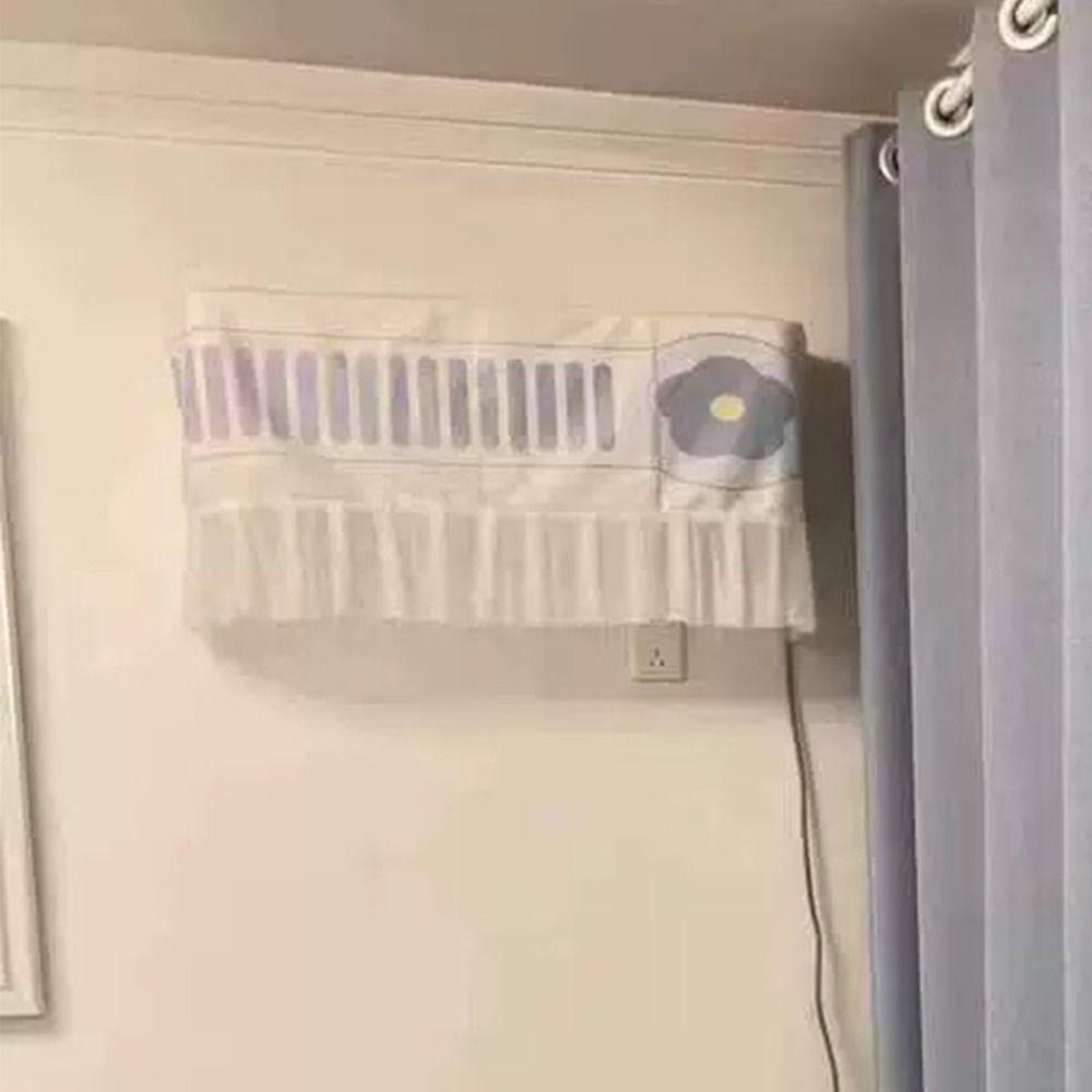 Prodyšný potah klimatizace Kreslený vzor Závěs na klimatizaci Pro vnitřní použití