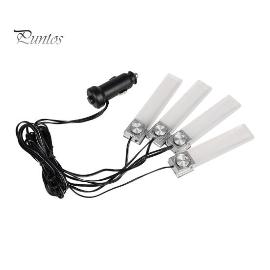 

Атмосферная светодиодная лампа для салона автомобиля, универсальная декоративная лампа для пола, аксессуары для атмосферного освещения разноцветный