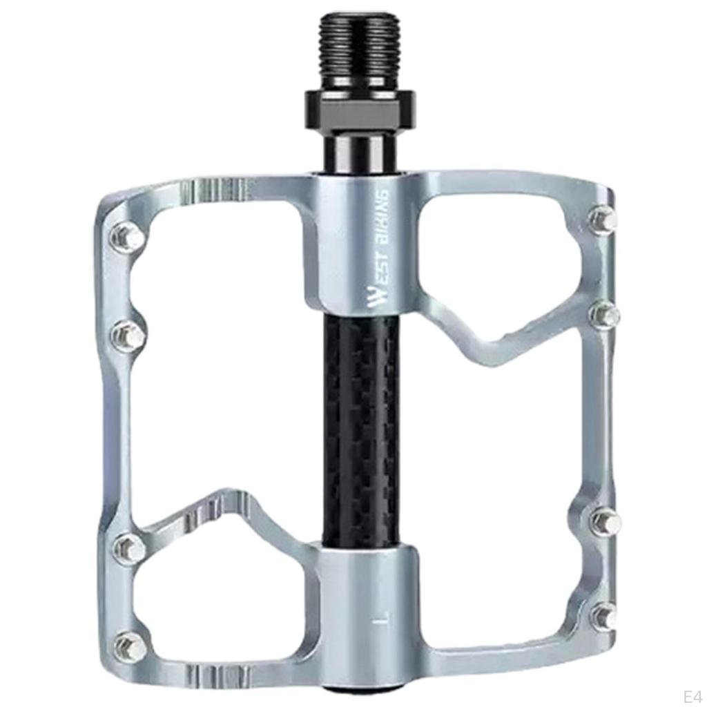 Bike Pedals Sturdy Bicycle for Riding Essentials Components Repairing Black