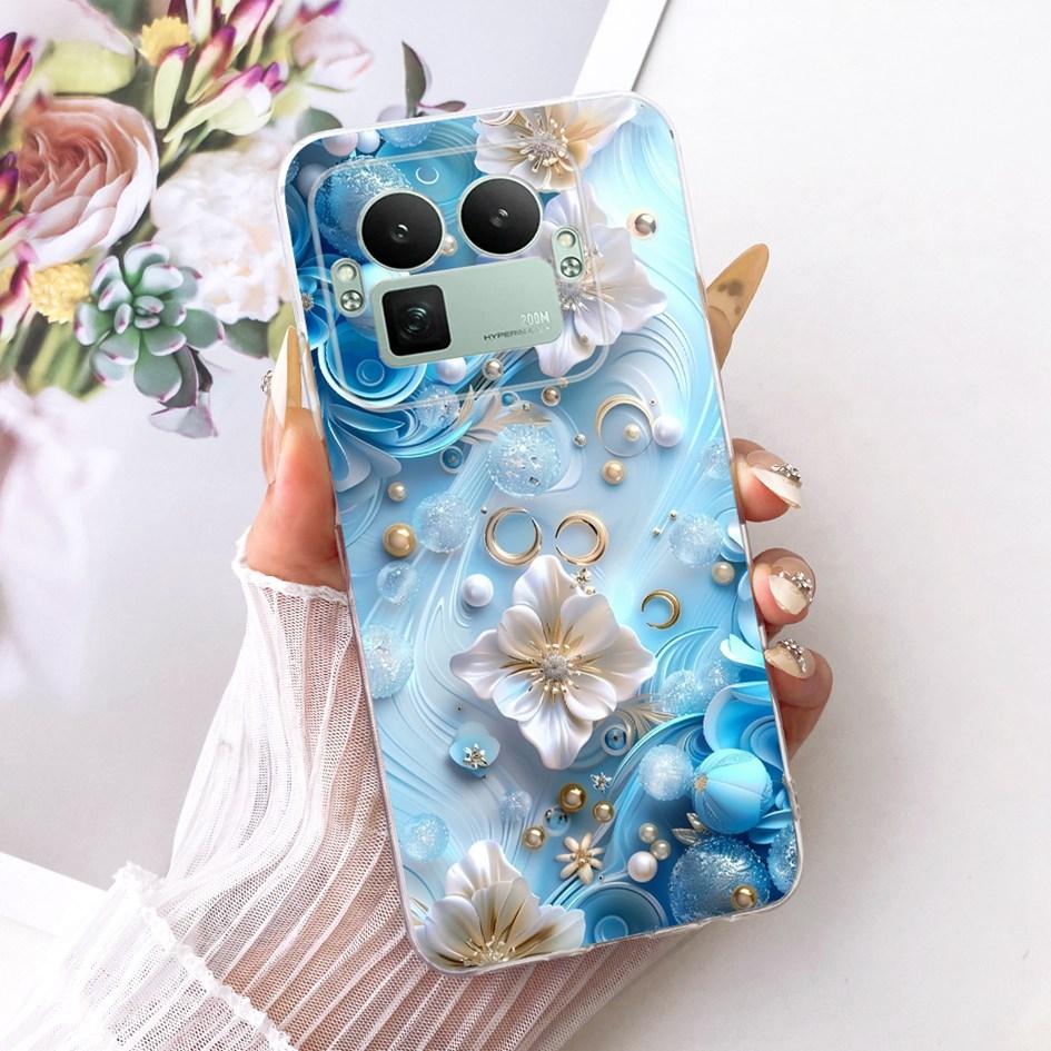 For Realme GT8 Pro 2025 Case RMX5210 Popular Flower Bowknot Soft Slim Silicone Back Cover For Realme GT 8 GT8 RealmeGT8 5G Coque