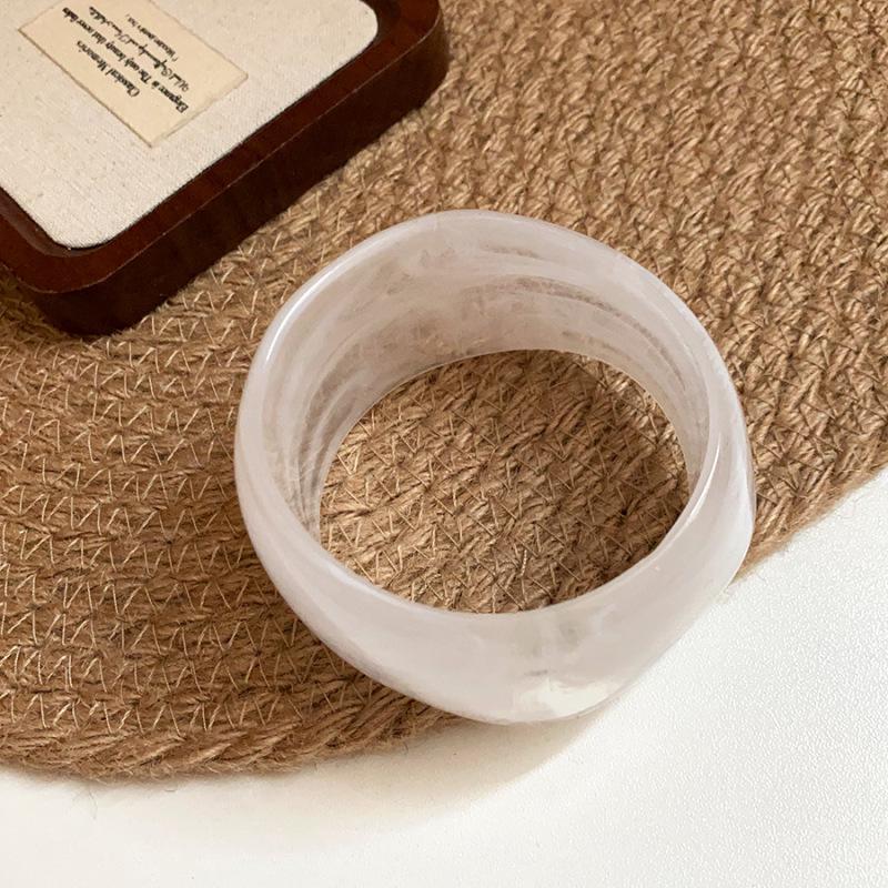 

Переливающийся акриловый круглый открытый браслет: Шикарный Высококлассный Модный Браслет