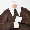 Pointed Wrist Cuffs Insert Collar Blouse Spread Lapel Ancient Art Collar Sweet Shawl Insert Decorative Shawl