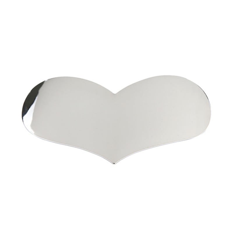 

BAEBAE Flat Heart Barrette (2colors) gold