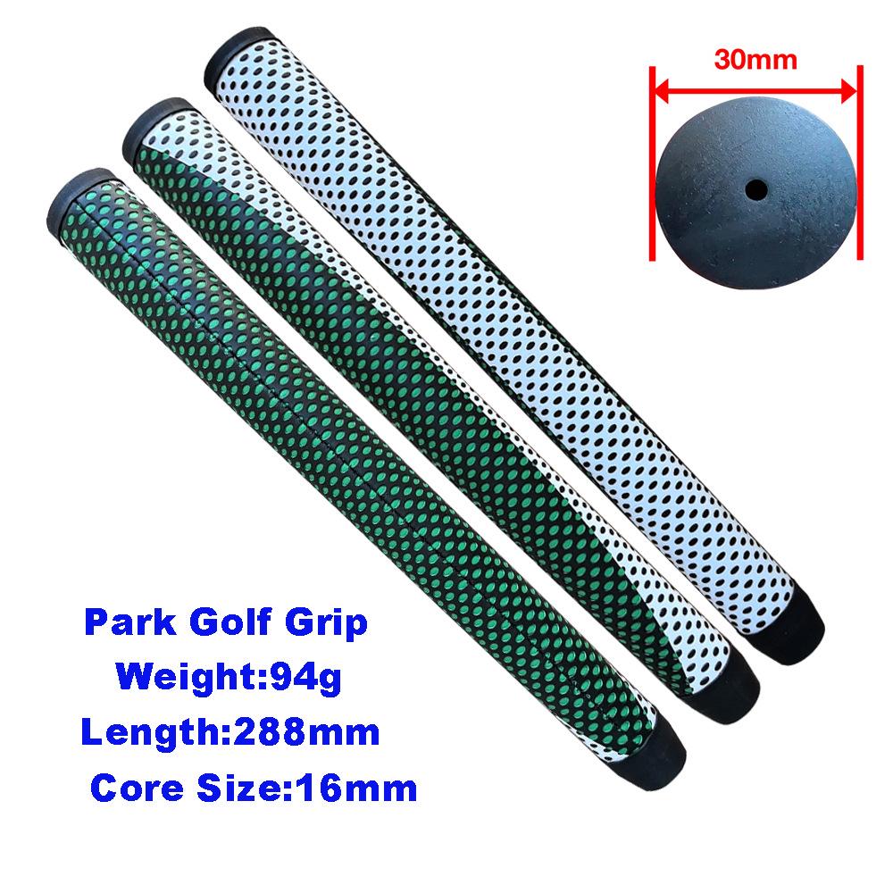 Customizable Anti-Slip PU Leather Golf Grip with Round Tube Design