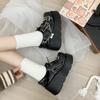Fashion Platform Punk Womens Shoes Black Metal Chain Lolita Women Shoes Summer 2025 Thick Bottom Women's Sneaker Gothic Zapatos De Mujer