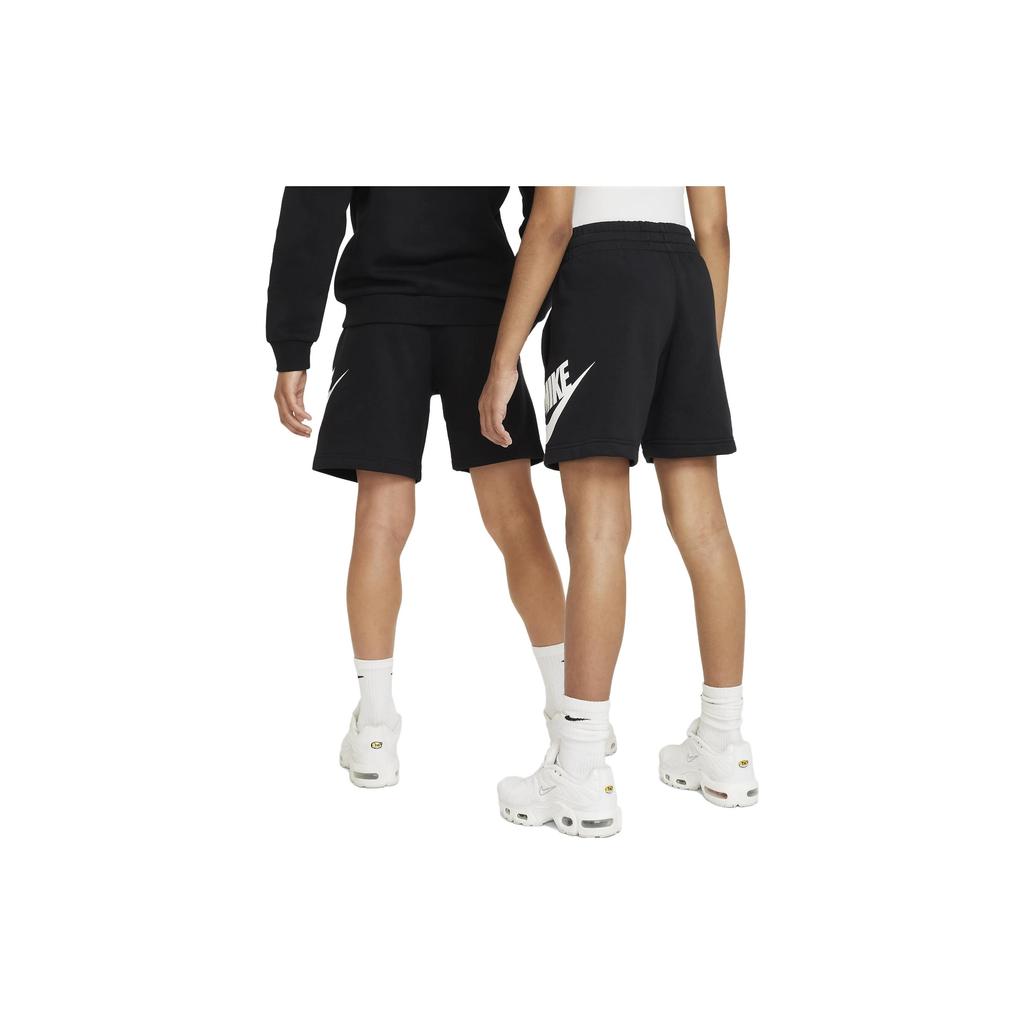 Nike Îmbrăcăminte sport Club Fleece Imprimeu cu logo Pantaloni scurți drepți pentru copii Pantaloni scurți pentru copii Negru FD2997010