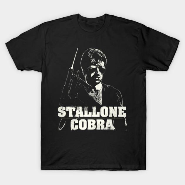 Sylvester Stallone Vintage Lässig Unisex T-Shirt Unisex Rundhals Baumwolle Kurzarm Y2k Oversized Mode Beliebtes T-Shirt Fans Geschenke