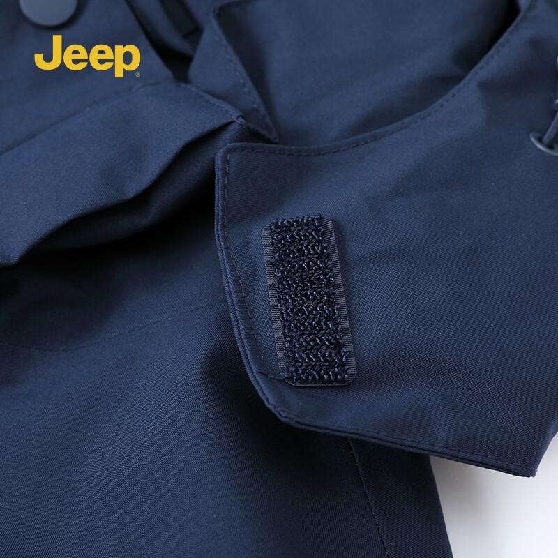 JEEP Men's Outdoor Multi-Pocket Windbreaker Jacket