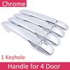 For Toyota Sienna 2011 Accessories XL30 2011~ Car Anti-rust Door Handles Cover Exterior Scratch Protective Decor Accessories