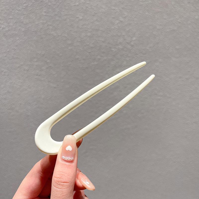 

Элегантная U-образная заколка в китайском стиле для современных причесок и заднего пучка