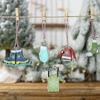 7pcs Christmas Tree Ornaments Winter Sports Christmas Wooden Tags