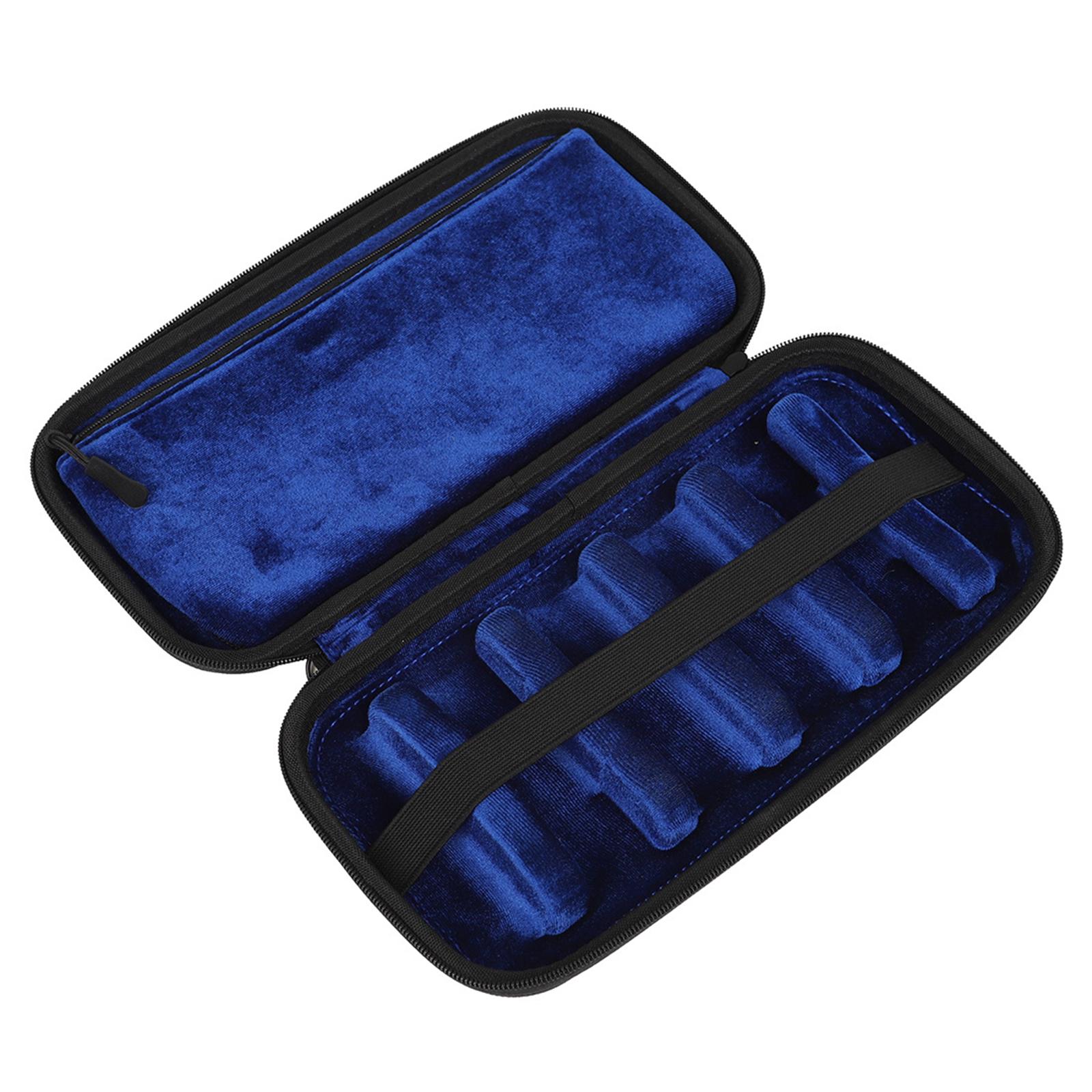 

Woodwind Mouthpiece Case Saxophone Mouthpiece Storage Box Handbag MultiSpace Woodwind Mouthpiece Case Velvets Lining