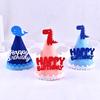 Happy Birthday Hat Dinosaurs Whales Bright Color No Deformation Adorable Adult Children Birthday Felt Hat Party Supplies