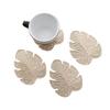 Creative Nordic Ins-Style Decorative PVC Coaster: Turtle Leaf Design, Anti-Scalding Table Mat
