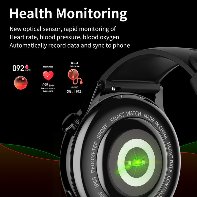 Hd1 Amoled Smartwatch Damen Bluetooth Anruf Nfc Smartwatch Herren Kabelloses Laden Blutdruck Sportuhr Für Android Ios