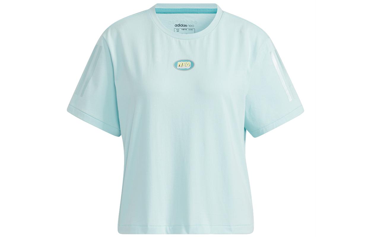 Adidas Neo T Shirts Women s Emerald Crew Neck Moderate H16267 XL