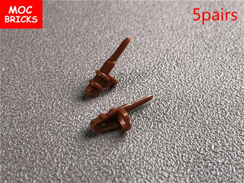 MOC Bricks Sleeve Sword Gun Knife Whip Bow Arrow Oil Bottle Box Soldier Army Action Figure Building Blocks Dolls Boys Toys