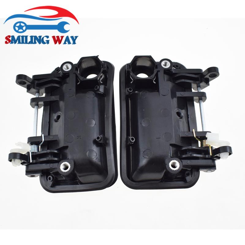 SMILING WAY# Outside Exterior Black Car Door Handle For 1989-1994 Suzuki Swift or 1990-1994 Geo Metro Front Left LH or Right RH