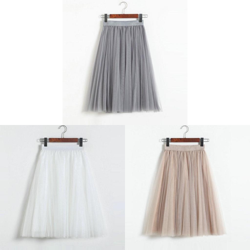 Premium Quality Women's 3 Layer Tutu Ballet Skirt Tulle Petticoat For Vintage Elegance