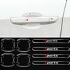 8Pcs Car Door Handle Bowl Anti-Scratch Cover Guard Protector Stickers Clear