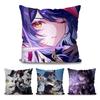 Kujo Sara Animation G-Genshin I-Impact Kissenbezug Quadratisches Kissen Schlafzimmer Sofa Freizeit Komfort Wohnzimmer Heimdekoration 40X40