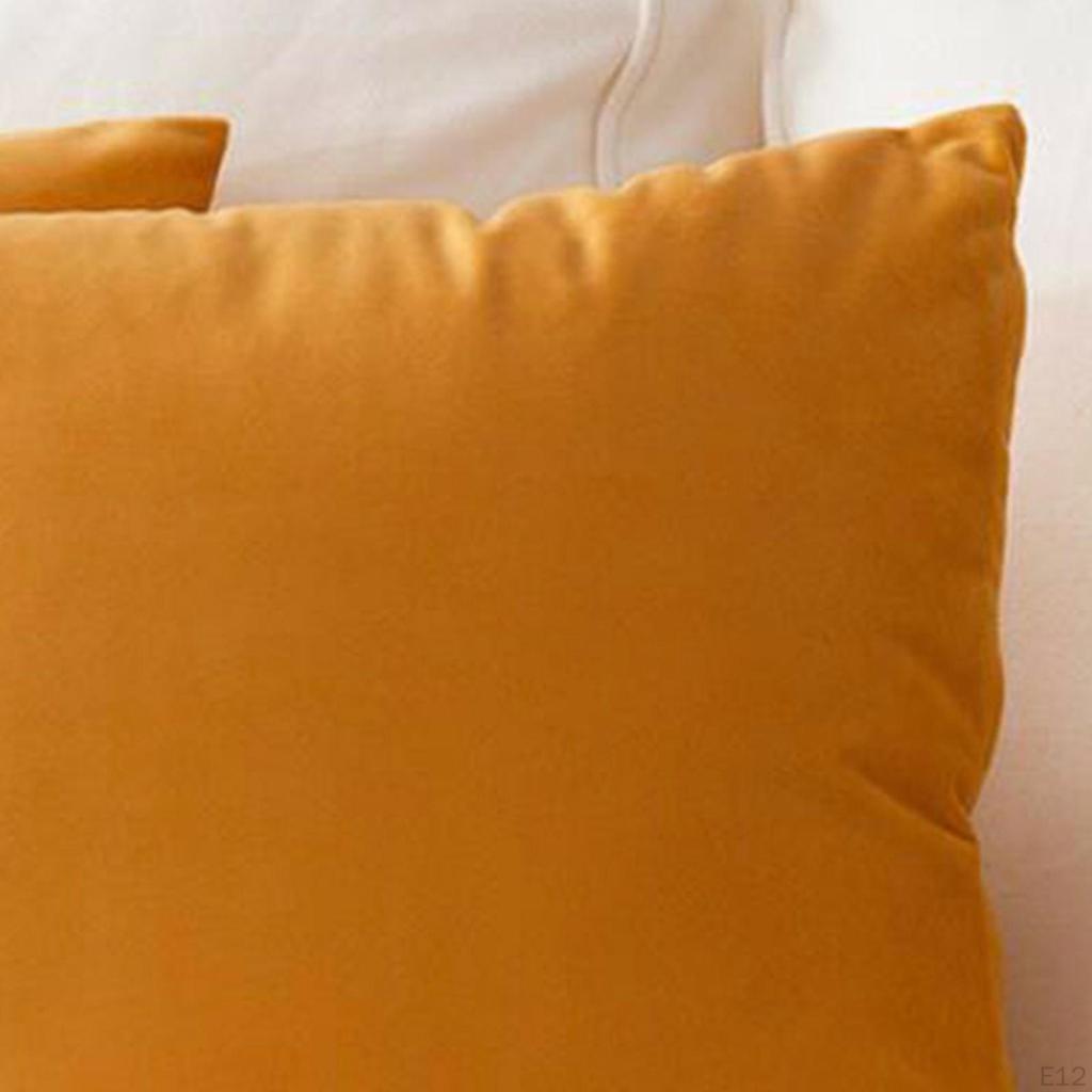 2 Pieces Velvet Solid Throw Case Decorative Cushion Decor for Living Room Couch Sofa Car 18 X
