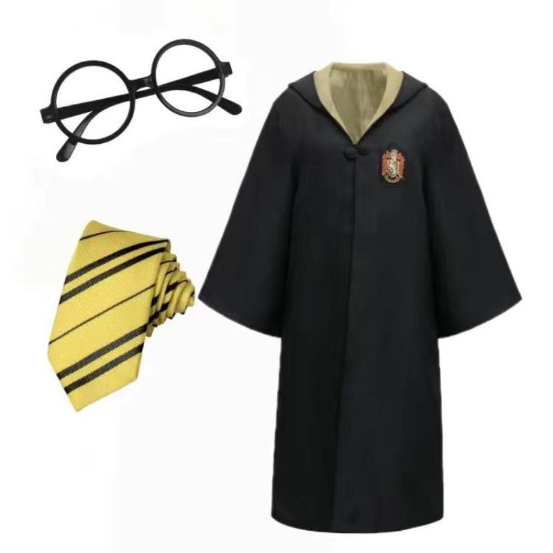 Harry Potter Cosplay Kostüm Magier Robe Kleidung Zubehör Erwachsene Kinder Schuluniform Halloween Umhang