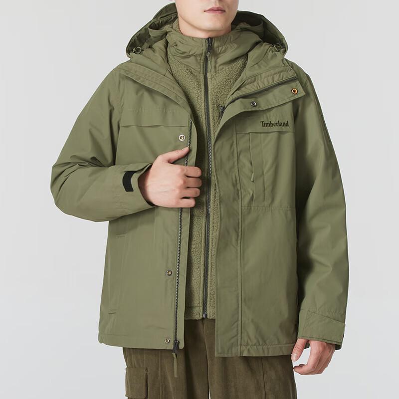 Timberland Men s Winter 3-in-1 Hooded Jacket A696H590 XS