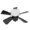 Deckenventilator mit Licht 3 Farben Dimmbar Leise LED Deckenventilatorlampe E26 Schraubsockel Timer