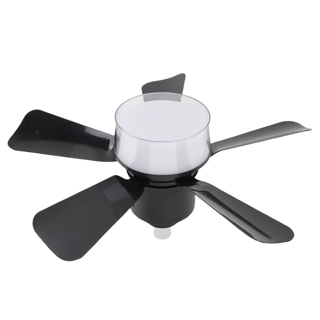 Deckenventilator mit Licht 3 Farben Dimmbar Leise LED Deckenventilatorlampe E26 Schraubsockel Timer