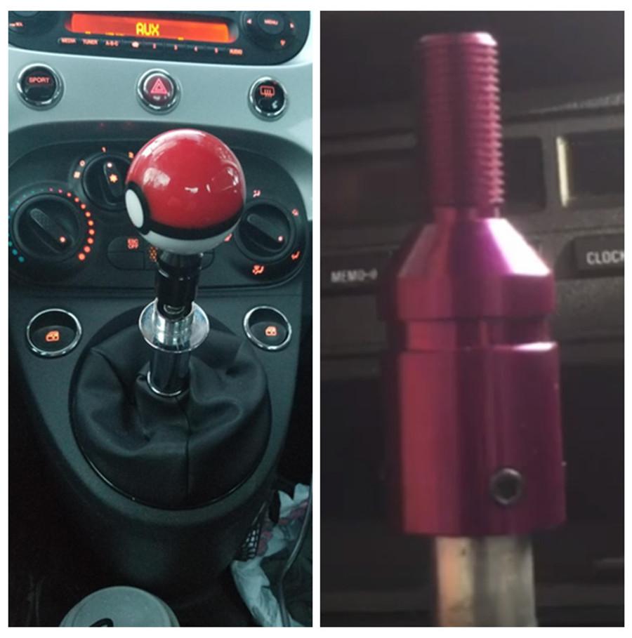 1 stk Aluminium Girknappadapter for Ikke-gjenget Girspak BMW Mini 12x1.25mm