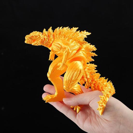 3D Tištěná Dinosaurí Ozdoba Artikulovaný Model Dinosaura Flexibilní Dinosaurí Fidget Hračka pro Úlevu od Stresu Dekorace na Stůl Domácí Kanceláře