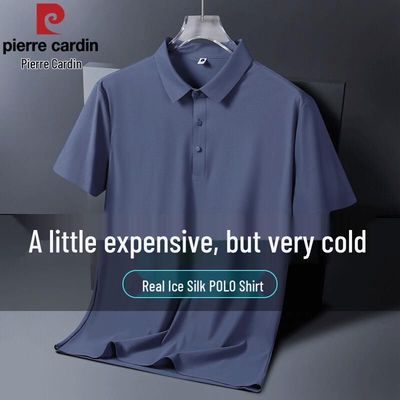 Pierre Cardin Men's Ice Silk Short Sleeve Polo Shirt