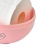 Cute Tissue Box Cover Decorative Animal Plastic Round Facial Tissue Holder for Bathroom Tabletop