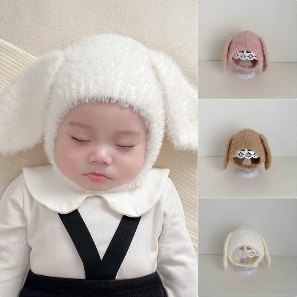Keep Warm Baby Hat Solid Color Beanie Bonnet Cute Winter Knit Hat  Winter