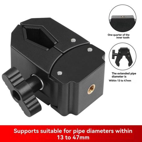 Mshsiw Desk Mount Microphone Stand with Clamp Microphone Holder, Gooseneck Microphone Stand, Universal Microphone Arm for Desk Pole