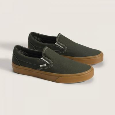 Slip On Olive Gum Sole   Vn000dahfrn