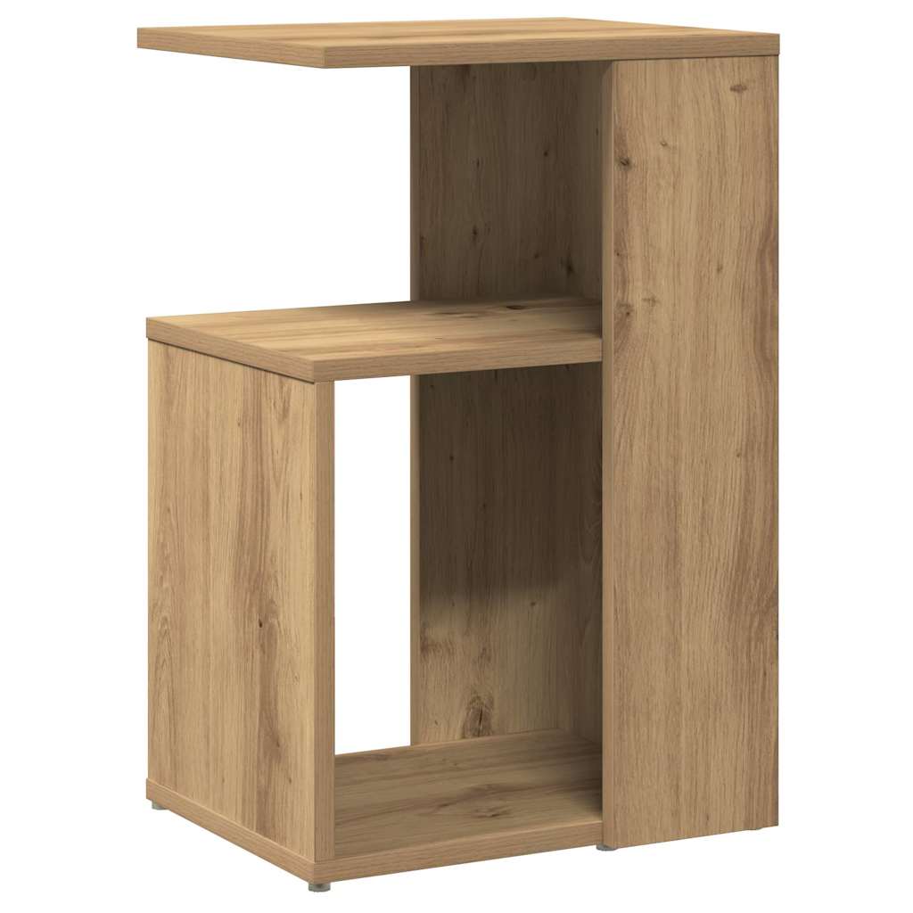 Vidaxl Side Table, Artisan Oak, 36X30X56 Cm Wood-Based Material