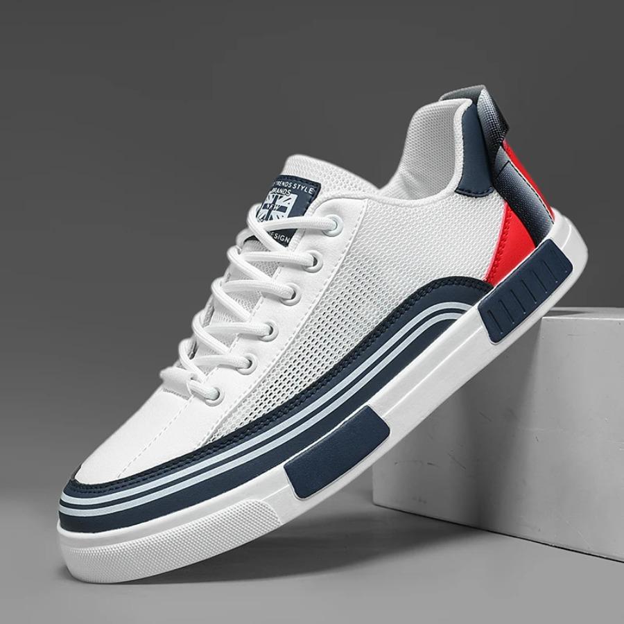 2025 Sommer fliegende Mesh-Oberfläche atmungsaktive Freizeitsportschuhe rutschfeste Herrenmode Herren Boardschuhe flache Schuhe große Größe 47