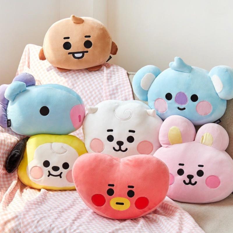 High Quality Bts Cushion With Signature Character Design