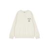 MLB New York Yankees, Round Neck Fleece Loose Fit Hoodie Sweatshirt Winter Unisex Cream 3AMTL5116-50CRS