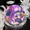 Kpop D-Demon H-Hunter New  Brooches Soft Button Pin Funny Silly Gnarpy on A Skateboard Meme Badge Gamer Collection Gifts