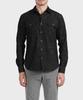 PANICALE Black Corduroy Pocket Shirt