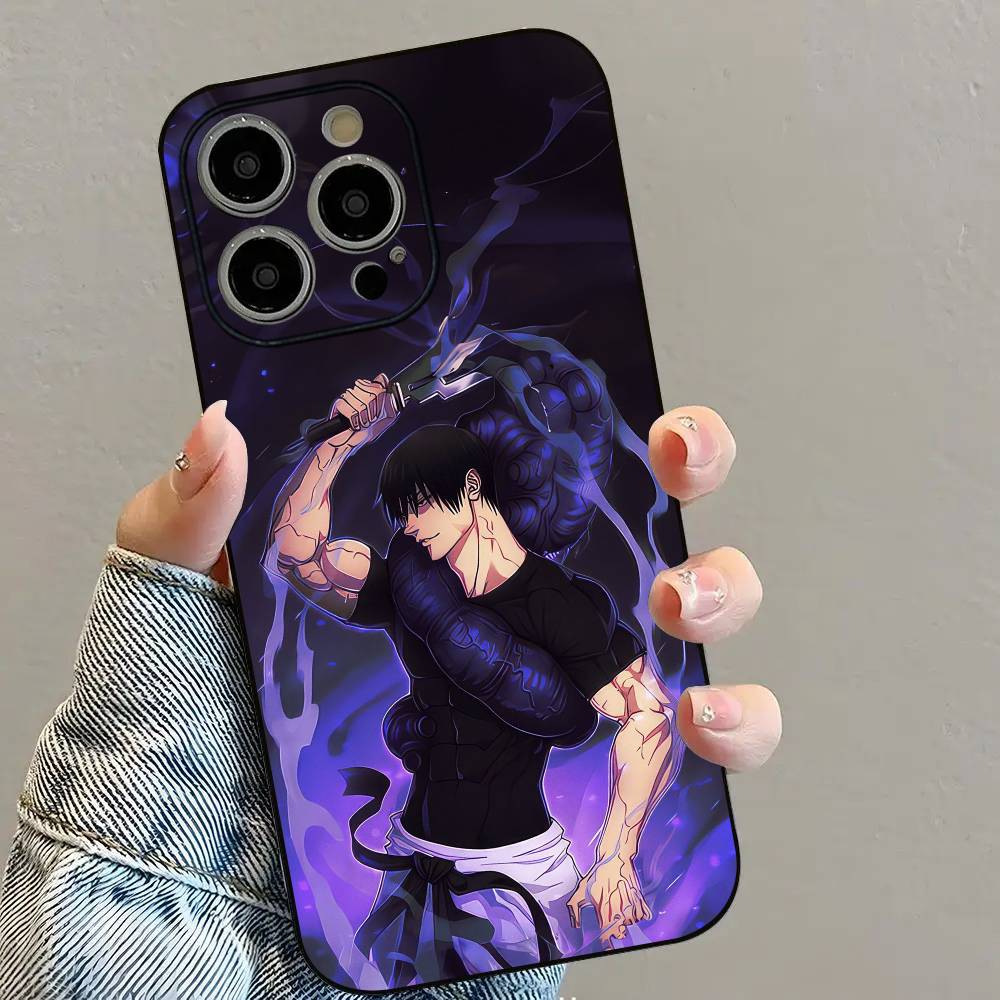 J-Jujutsu K-Kaisen Anime Phone Case For iPhone 16 15 14 13 12 11 PRO MAX PLUS Mini TPU Soft to Skin-friendly case