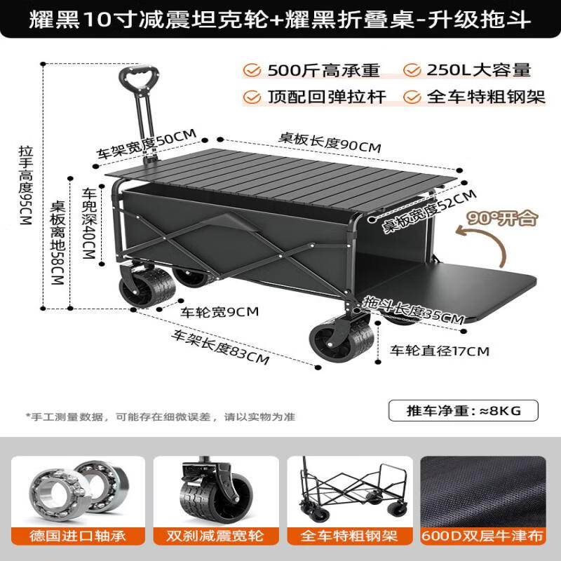 Folding Camp Cart Wheel