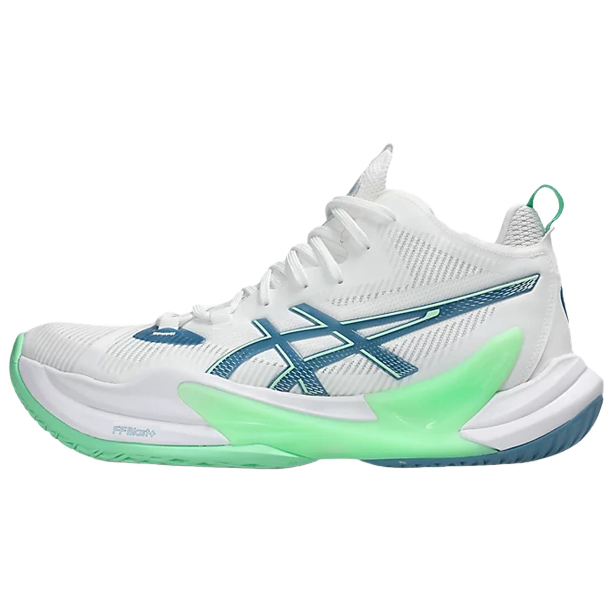 Asics Metarise 2 Удобные Прочные Поддерживающие Волейбольные Кроссовки Мужские Обувь Белый Синий Зеленый 1051A089-102 42.5